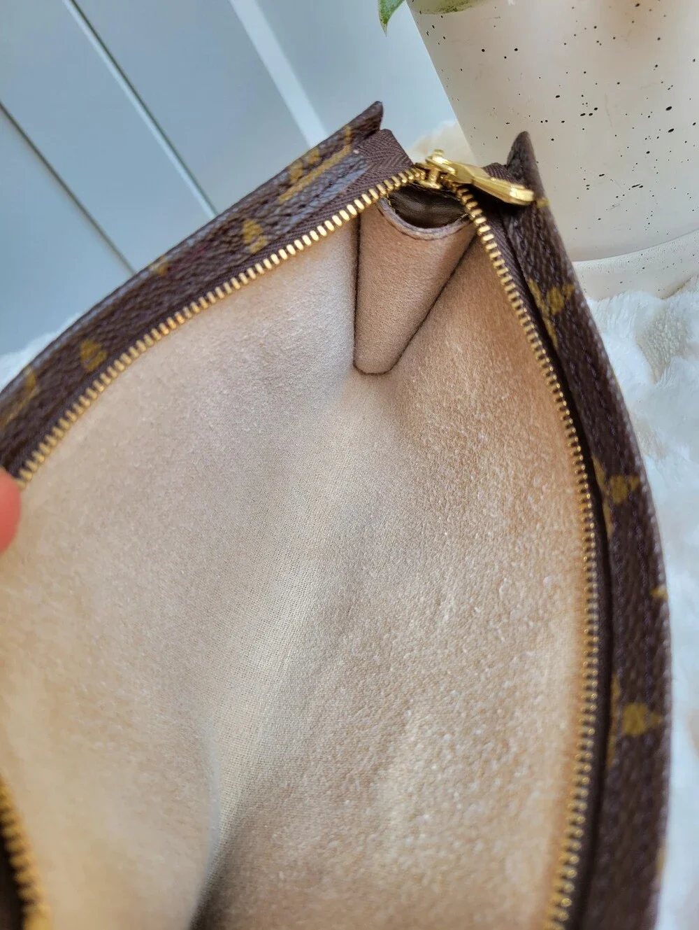 💕LOUIS VUITTON Chain Crossbody Shoulder Bag Monogram
